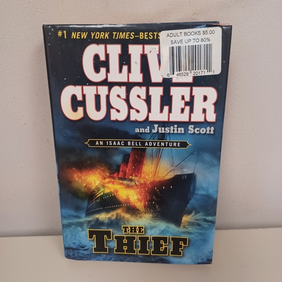 Book - The Thief - Harcover Novel by Clive Cussler - Picture 5 of 5
